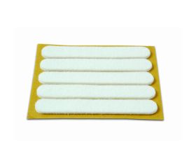 B7076-B Deslizadores Fieltro. Blanco. 13 x 91 mm