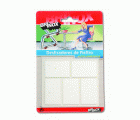 Mod. B7081-B Deslizadores Fieltro. Blanco. 28 x 44 mm [Blister 5 rectángulos]