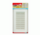 Mod. B7098-B Rejilla Shunt con marco y mosquitera. Blanco. 24 x 14 cm [Blister 1 conjunto]