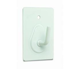B7201-D Percha Gancho grande. Lacado Blanco. 36 x 53 mm