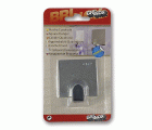 Mod. B7207-E Percha Cuadrada Grande. Inox. Adhesiva. Inox [Blister 1 unidad]