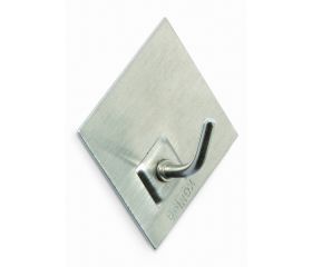 B7214-E Perchas diseño Poker. Acero Inoxidable. 52 x 44 mm