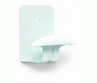 B7241-D Percha acero Lacada. Lacado Blanco. 40 x 55 mm