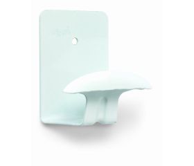 B7241-D Percha acero Lacada. Lacado Blanco. 40 x 55 mm