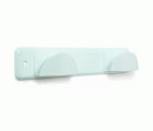 B7243-D Perchero Media Luna. Lacado Blanco. 280 x 50 mm. 2 brazos