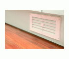 Mod. B7262-B Rejilla Horizontal con mosquitera. Blanco. 10,5 x 27 cm [Blister 1 conjunto]