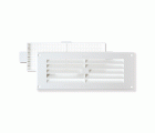 B7262-B Rejilla Horizontal con mosquitera. Blanco. 10,5 x 27 cm