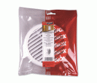 Mod. B7270-B Rejilla Universal circular +mosquitera.Ø100-130mm. Blanco. ø 100-130 mm [Display 1 unidad]