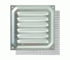 B7300-A Rejilla con Mosquitera. Aluminio. 10 x 10 cm