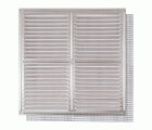 B7305-A Rejilla con Mosquitera. Aluminio. 30 x 30 cm