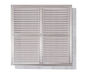 B7305-A Rejilla con Mosquitera. Aluminio. 30 x 30 cm