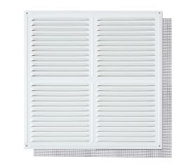 B7305-D Rejilla con Mosquitera. Lacado blanco. 30 x 30 cm