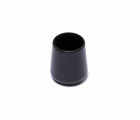 B7521-N Contera exterior redonda flexible. Negro. Ø 10 mm