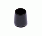 B7523-N Contera exterior redonda flexible. Negro. Ø 14 mm