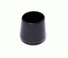 B7525-N Contera exterior redonda flexible. Negro. Ø 18 mm