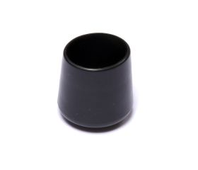 B7525-N Contera exterior redonda flexible. Negro. Ø 18 mm