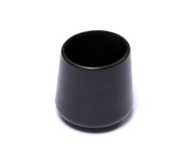 B7526-N Contera exterior redonda flexible. Negro. Ø 20 mm
