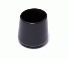 B7528-N Contera exterior redonda flexible. Negro. Ø 25 mm