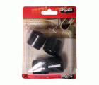 Mod. B7528-N Contera exterior redonda flexible. Negro. Ø 25 mm [Blister 4 unidades]