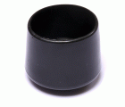 B7533-N Contera exterior redonda flexible. Negro. Ø 40 mm