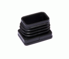 B7583-N Contera interior rectangular. Negro. 15 x 20 mm