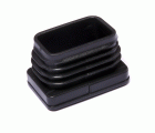 B7587-N Contera interior rectangular. Negro. 20 x 35 mm