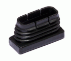 B7589-N Contera interior rectangular. Negro. 20 x 50 mm