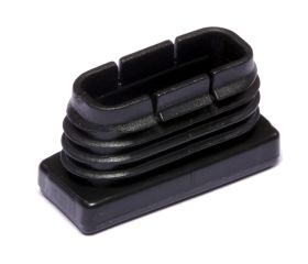 B7589-N Contera interior rectangular. Negro. 20 x 50 mm