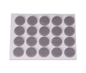 B7602-G Deslizadores de Fieltro Sintético. Gris. Ø 16 mm