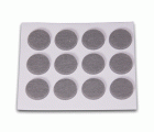 B7603-G Deslizadores de Fieltro Sintético. Gris. Ø 20 mm