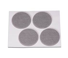 B7607-G Deslizadores de Fieltro Sintético. Gris. Ø 38 mm