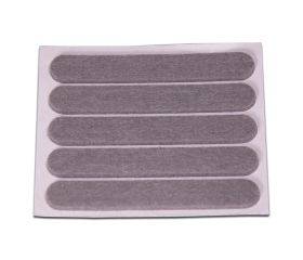 B7615-G Deslizadores de Fieltro Sintético. Gris. 13x91 mm