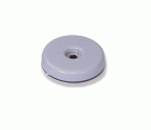 B7752-G Deslizadores para muebles adhesivo y tornillo. Gris. Ø 38 mm