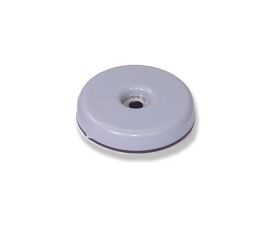 B7752-G Deslizadores para muebles adhesivo y tornillo. Gris. Ø 38 mm