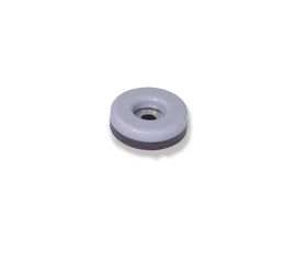 B7754-G Deslizadores para muebles adhesivo y tornillo. Gris. Ø 22 mm