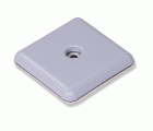 B7760-G Deslizadores para muebles adhesivo y tornillo. Gris. 54 x 54 mm