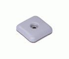 B7761-G Deslizadores para muebles adhesivo y tornillo. Gris. 35 x 35 mm