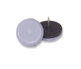 B7770-G Deslizadores para muebles con clavo. Gris. Ø 32 mm