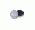 B7771-G Deslizadores para muebles con clavo. Gris. Ø 22 mm