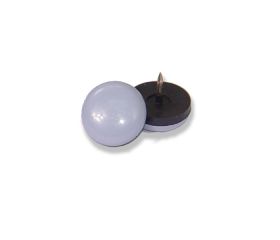 B7771-G Deslizadores para muebles con clavo. Gris. Ø 22 mm
