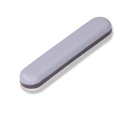 B7775-G Deslizadores para muebles adhesivo. Gris. 15 x 75 mm