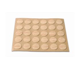 B7790-H Embellecedor Cubre-tornillos adhesivo. Madera Haya. Ø 13 mm