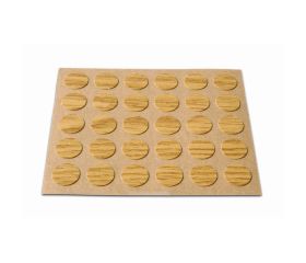 B7790-Y Embellecedor Cubre-tornillos adhesivo. Madera Roble. Ø 13 mm