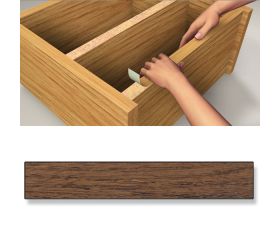 B7797-O Canto embellecedor Adhesivo. Madera Nogal. 19 mm x 5 m