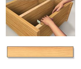 B7797-X Canto embellecedor Adhesivo. Madera Pino. 19 mm x 5 m