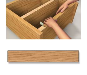 B7797-Y Canto embellecedor Adhesivo. Madera Roble. 19 mm x 5 m