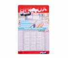 Mod. B7801-H Pastillas Protectoras Adhesivas. Transparente. 20 x 20 mm [Blister 9 cuadros]