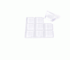 B7801-H Pastillas Protectoras Adhesivas. Transparente. 20 x 20 mm