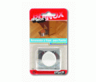 Mod. B7822-B Retenedor inox y Tope para Puerta. Blanco. 45 x 45 x 48 mm [Blister 1 unidad]