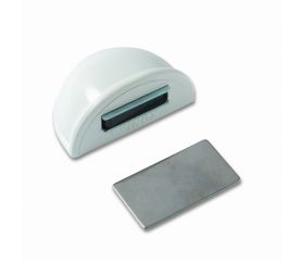 B7826-B Tope Retenedor con Imán. Blanco. 48 x 33 x 25 mm